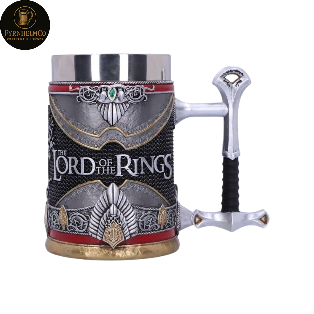 Forged Steel Tankard β Hand-Painted Resin Mug for Legends (15.5cm)
